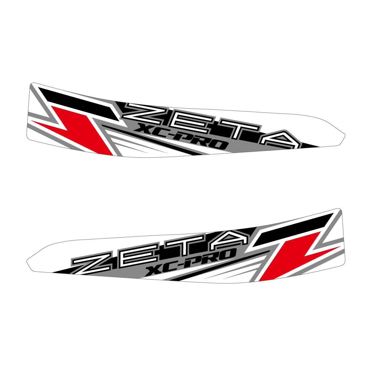 ZETA リプレースメントステッカー XC-PROプロテクター| Dirtbikeplus