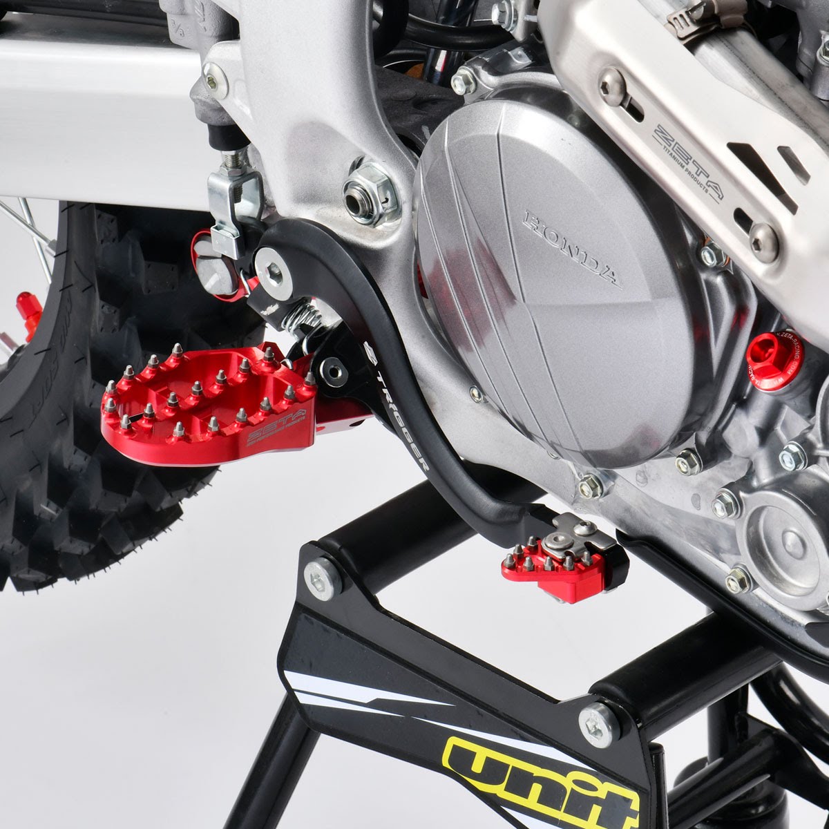 YZ125/250 ZETAブレーキペダル　ブルー YZ125/250 ZETAブレーキペダル ブルー ZETA ジータ ブレーキ