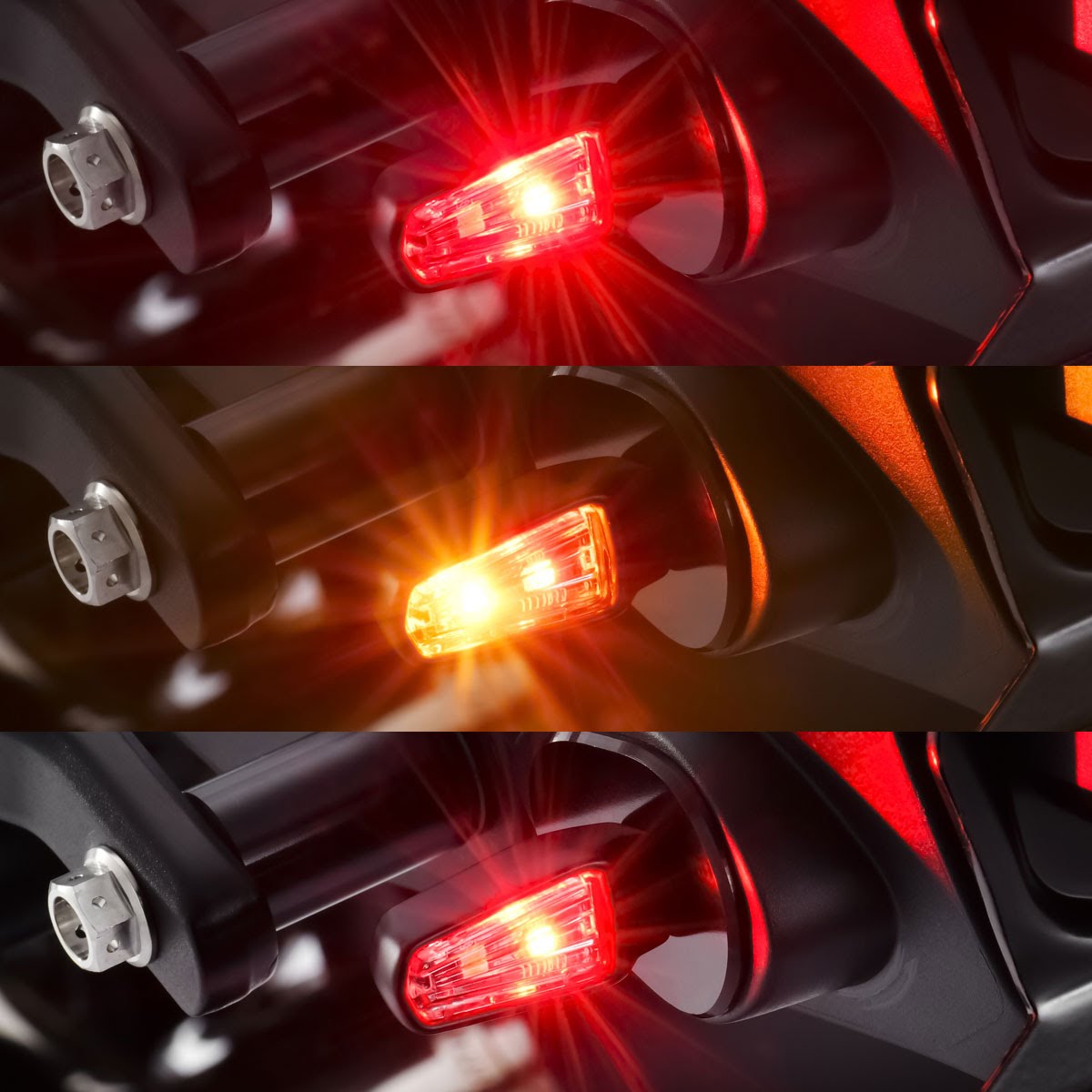 ZETA 701 LED フラッシャー テールライト付き| Dirtbikeplus