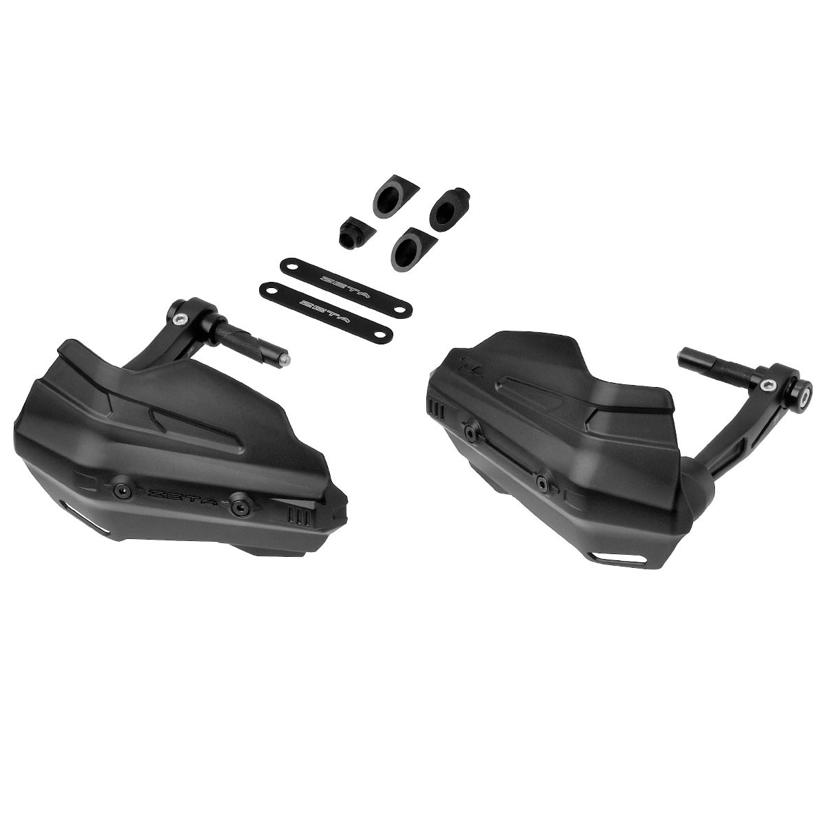 ZETA ソニックハンドガード ブラックプロテクターキット| Dirtbikeplus
