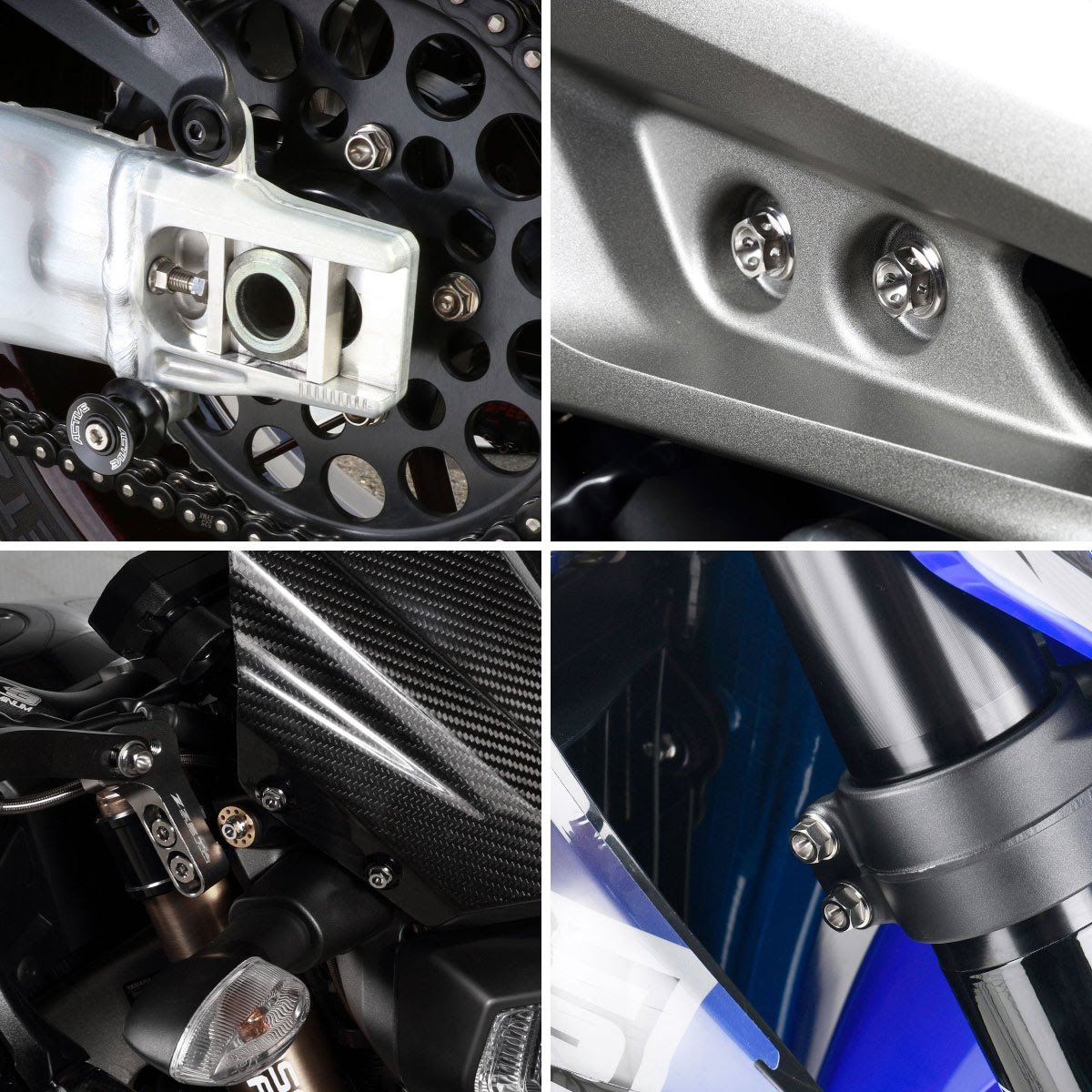 ZETA RACING ZETAチタン フランジボルト ワイヤーロック穴無し