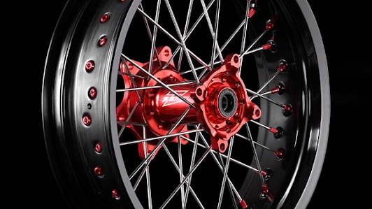 Z-Wheel AR1モタードホイールキット CRF250L/M/RALLY用 リア ABSなし 